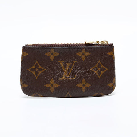 ルイ・ヴィトン LOUIS VUITTON 2020年製 モノグラム ポシェットクレ コイン ポーチ キーケース ブラウン WS22013