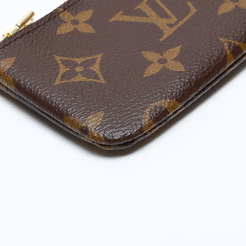 ルイ・ヴィトン LOUIS VUITTON 2020年製 モノグラム ポシェットクレ コイン ポーチ キーケース ブラウン WS22013