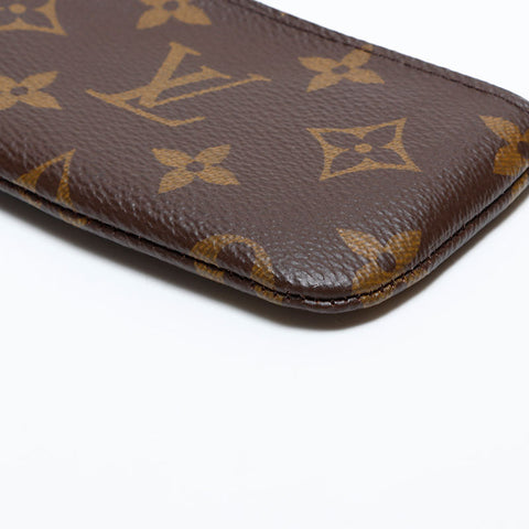 ルイ・ヴィトン LOUIS VUITTON 2020年製 モノグラム ポシェットクレ コイン ポーチ キーケース ブラウン WS22013