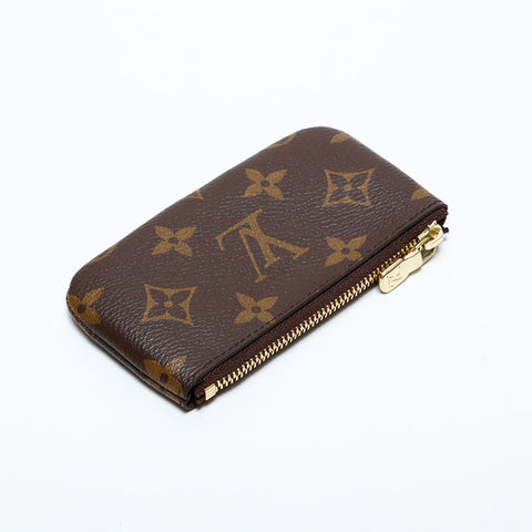 ルイ・ヴィトン LOUIS VUITTON 2020年製 モノグラム ポシェットクレ コイン ポーチ キーケース ブラウン WS22013