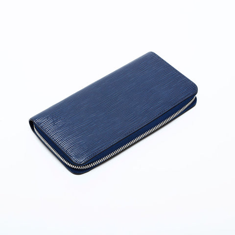 LOUIS VUITTON 2019 Epi Zippy Wallet Purse blue WS22014