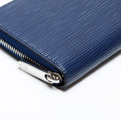 LOUIS VUITTON 2019 Epi Zippy Wallet Purse blue WS22014