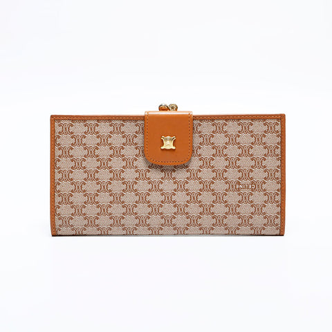 CELINE Macadam PVC purse Purse Brown WS22015