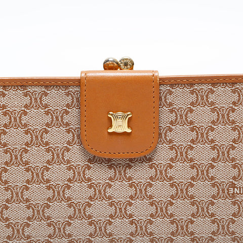 CELINE Macadam PVC purse Purse Brown WS22015