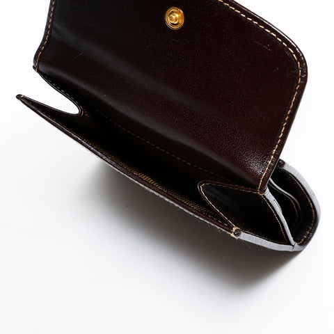 フェンディ FENDI ズッカ キャンバス 二つ折り財布 ブラウン WS22018