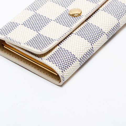 ルイ・ヴィトン LOUIS VUITTON 2014年製 ダミエ アズール ミュルティクレ 6 キーケース ホワイト WS22019