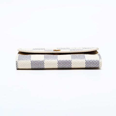 ルイ・ヴィトン LOUIS VUITTON 2014年製 ダミエ アズール ミュルティクレ 6 キーケース ホワイト WS22019