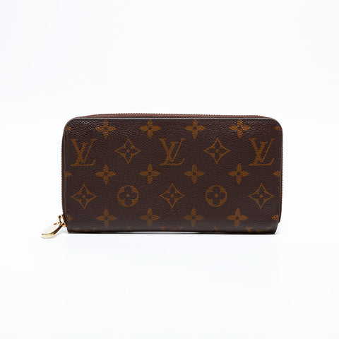 ルイ・ヴィトン LOUIS VUITTON 2016年製 モノグラム ジッピー ウォレット 長財布 ブラウン WS22020