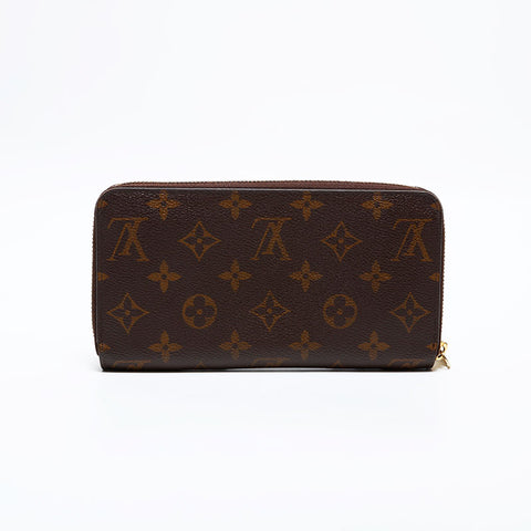 ルイ・ヴィトン LOUIS VUITTON 2016年製 モノグラム ジッピー ウォレット 長財布 ブラウン WS22020