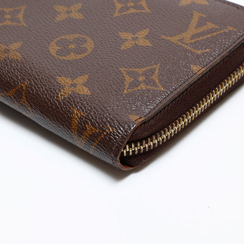 ルイ・ヴィトン LOUIS VUITTON 2016年製 モノグラム ジッピー ウォレット 長財布 ブラウン WS22020