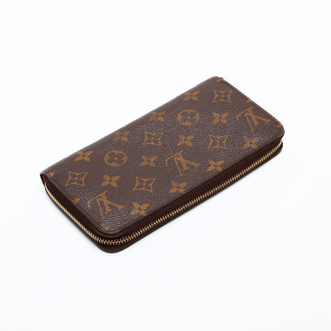 ルイ・ヴィトン LOUIS VUITTON 2016年製 モノグラム ジッピー ウォレット 長財布 ブラウン WS22020