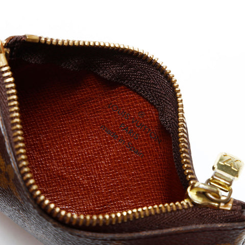 美品 ルイ・ヴィトン LOUIS VUITTON 2003年製 モノグラム ポシェットクレ コイン ポーチ キーケース ブラウン WS22022