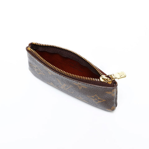 美品 ルイ・ヴィトン LOUIS VUITTON 2003年製 モノグラム ポシェットクレ コイン ポーチ キーケース ブラウン WS22022
