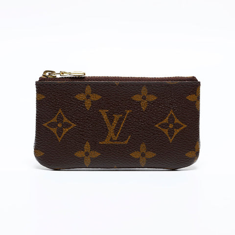 美品 ルイ・ヴィトン LOUIS VUITTON 2003年製 モノグラム ポシェットクレ コイン ポーチ キーケース ブラウン WS22022
