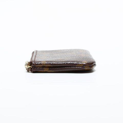 美品 ルイ・ヴィトン LOUIS VUITTON 2003年製 モノグラム ポシェットクレ コイン ポーチ キーケース ブラウン WS22022