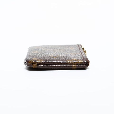 美品 ルイ・ヴィトン LOUIS VUITTON 2003年製 モノグラム ポシェットクレ コイン ポーチ キーケース ブラウン WS22022