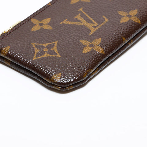 美品 ルイ・ヴィトン LOUIS VUITTON 2003年製 モノグラム ポシェットクレ コイン ポーチ キーケース ブラウン WS22022