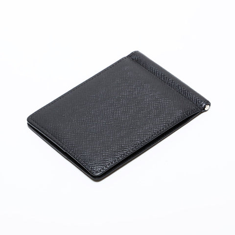 ルイ・ヴィトン LOUIS VUITTON タイガ ポルトフォイユ パンス マネークリップ 二つ折り財布 ブラック WS22023