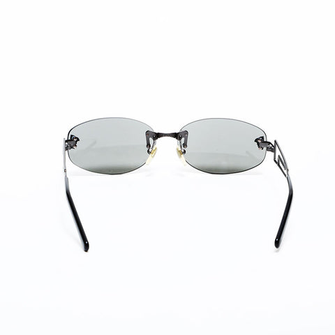 ヴェルサーチ VERSACE リムレス メデゥーサ サングラス ブラック WS22024