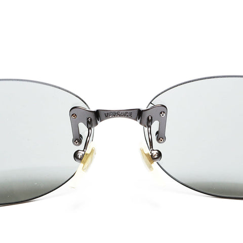 ヴェルサーチ VERSACE リムレス メデゥーサ サングラス ブラック WS22024