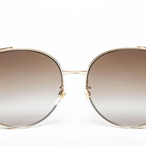 グッチ GUCCI ロゴ サングラス ゴールド WS22028
