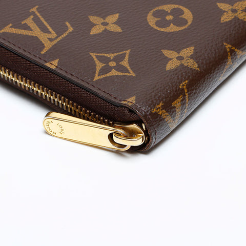 Louis Vuitton 2018会标Zippy钱包钱包棕色WS22030