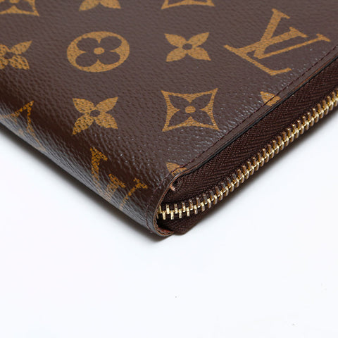 Louis Vuitton 2018会标Zippy钱包钱包棕色WS22030