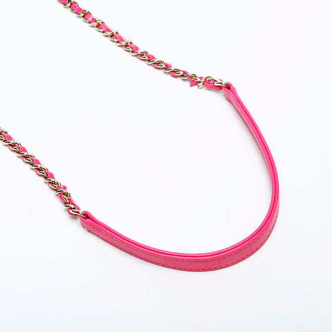 CHANEL Coco Handle XS Mini Caviar 2-way Matelasse Shoulder Bag pink WS22031