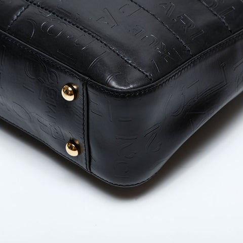 シャネル CHANEL 7番台 2002-2003 チョコバー チェーン ショルダーバッグ ブラック WS22033