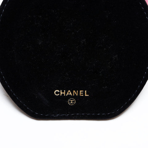 CHANEL No. 3 1994-1996 Caviar COCO Mark Pouch pink WS22038