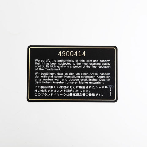 CHANEL No. 2 1991-1994 Bicolor Lambskin Purse black WS22045