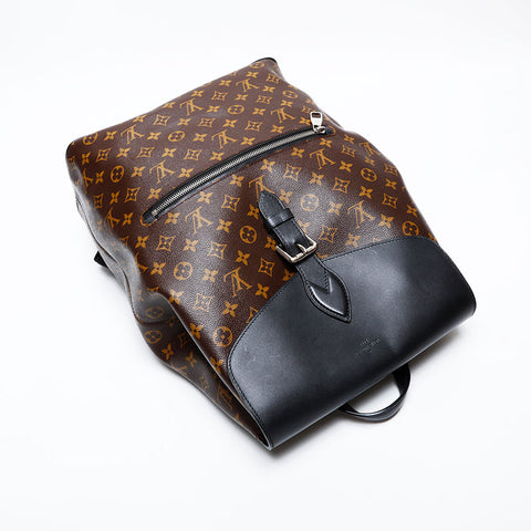 LOUIS VUITTON 2015 Monogram Macassar Parc Backpack Â· Daypack Brown WS22049