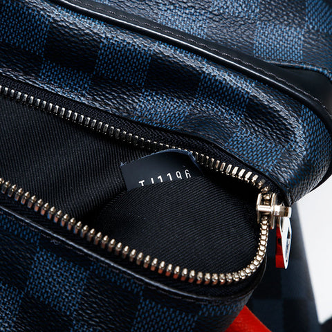 LOUIS VUITTON 2016 Damier Cobalt Josh America's Cup 2017 Backpack Â· Daypack black WS22050