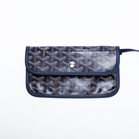 GOYARD Saint Louis GM Tote Bag Navy WS22054