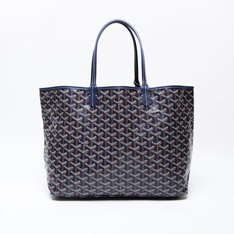 ゴヤール GOYARD サンルイ GM トートバッグ ネイビー WS22054