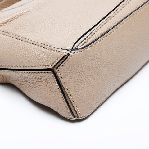 LOEWE Puzzle Leather Nano Mini Shoulder Bag beige WS22055