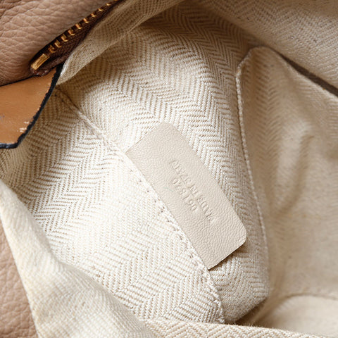 LOEWE Puzzle Leather Small Shoulder Bag beige WS22056