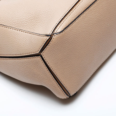LOEWE Puzzle Leather Small Shoulder Bag beige WS22056