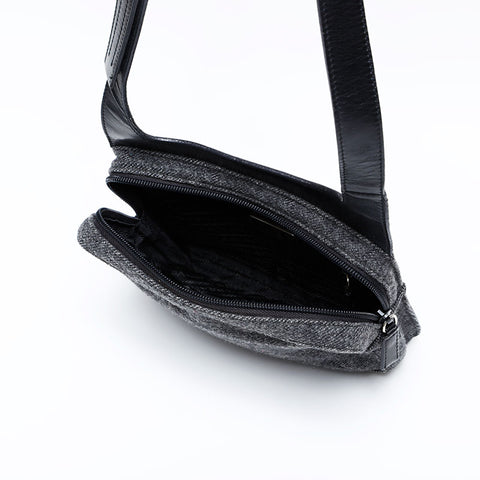 PRADA Prada wool sport body bag Shoulder Bag gray WS22057