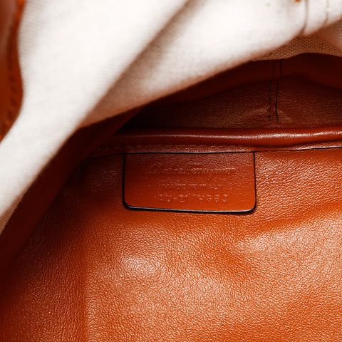 Salvatore Ferragamo Canvas Gancini Tote Bag beige WS22060