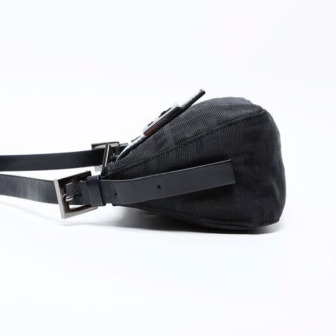 フェンディ FENDI キャンバス ズッカ ショルダーバッグ ブラック WS22062