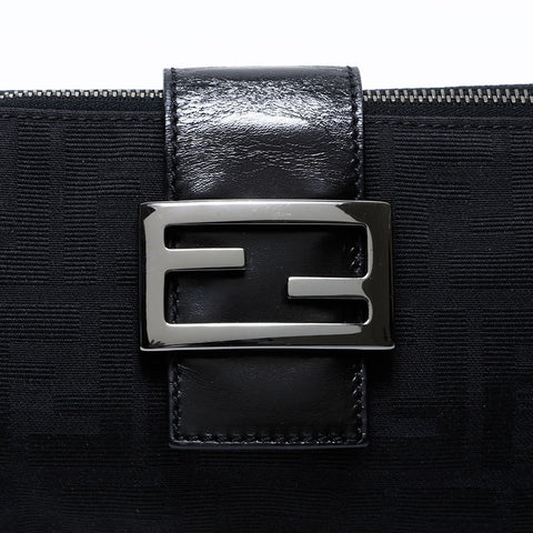 フェンディ FENDI キャンバス ズッカ ショルダーバッグ ブラック WS22062