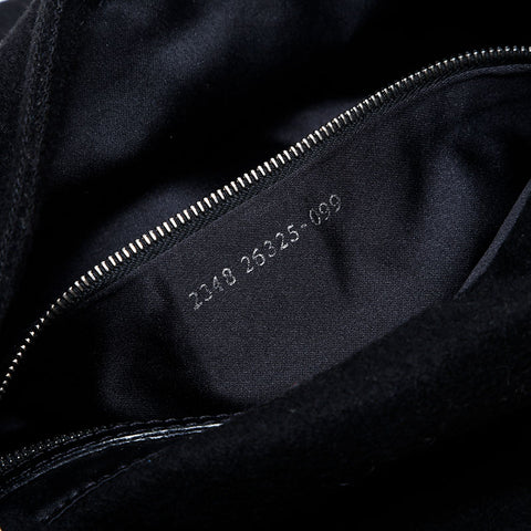 フェンディ FENDI ウール マンマバケット ショルダーバッグ ブラック WS22063