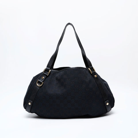 GUCCI Abbey GG canvas Shoulder Bag black WS22065