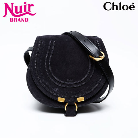Chloe Leather Mercy Shoulder Bag black WS22066