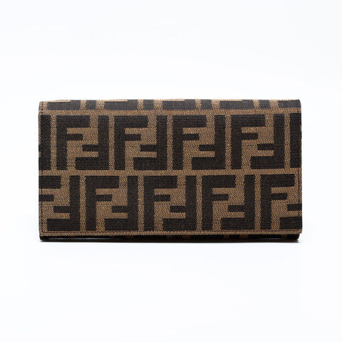 FENDI Zucca canvas Purse Brown WS22069