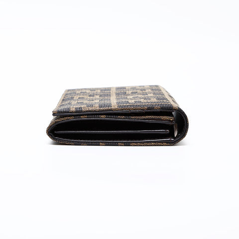 FENDI Zucca canvas Purse Brown WS22069
