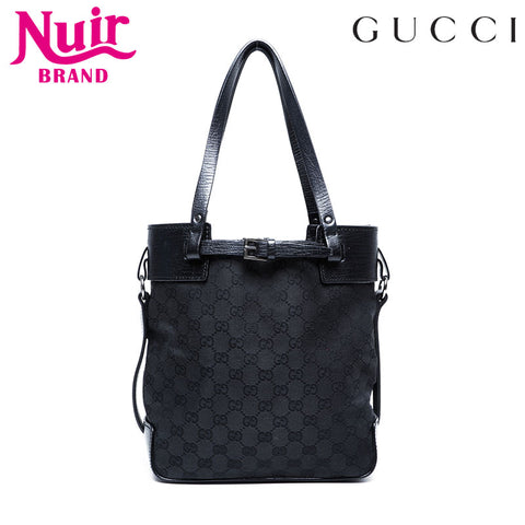 GUCCI GG canvas Shoulder Bag black WS22070