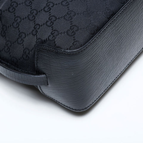 GUCCI GG 帆布单肩包 黑色 WS22070