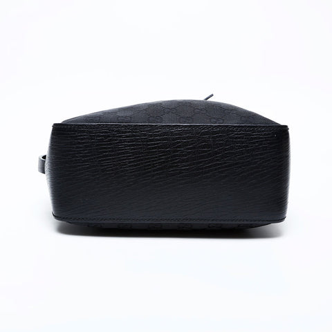 GUCCI GG 帆布单肩包 黑色 WS22070